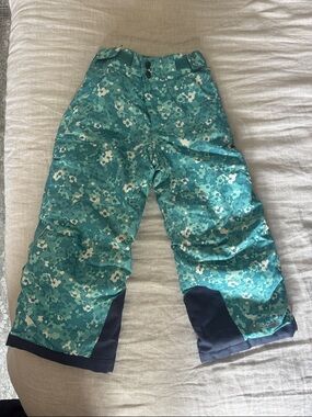 Columbia omniheat Turquoise Floral Snow Pants XXS